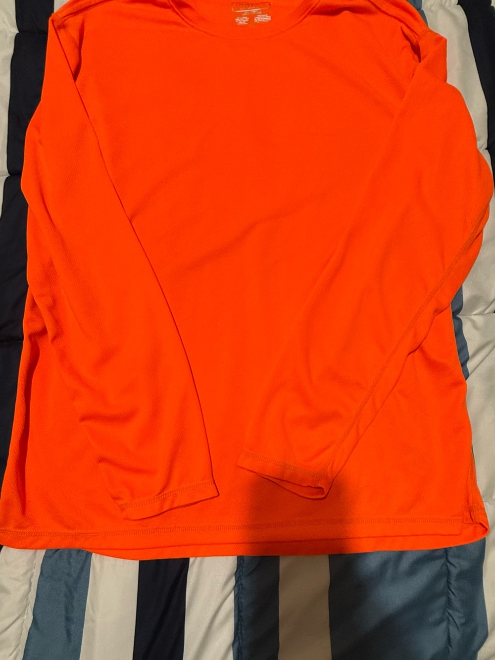 Ingear Neon Orange Performance Crew Neck Shirt